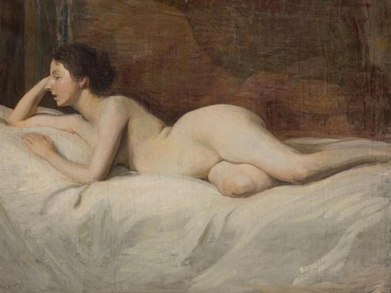 1872-Lucy Ellen Hayward Barker - Nudo